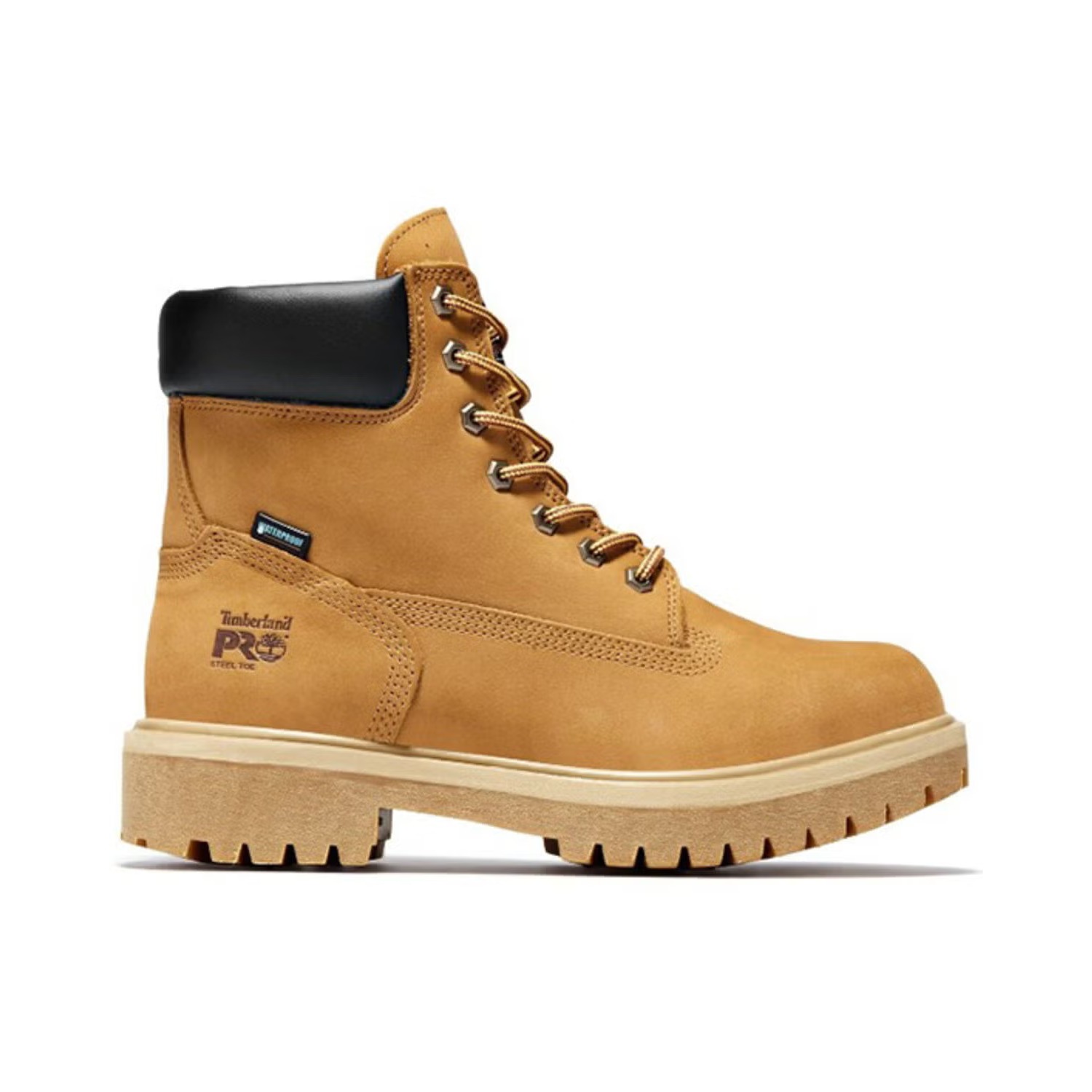 Timberland Pro (Men's 9 M) 6" Direct Attach Waterproof Steel Toe Work Boots